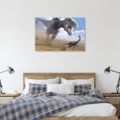 T Rex Leinwanddruck (Insitu (Schlafzimmer))