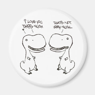 T-rex Liebe Magnet