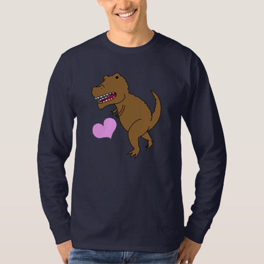 T-Rex Liebe T-Shirt (Vorderseite)