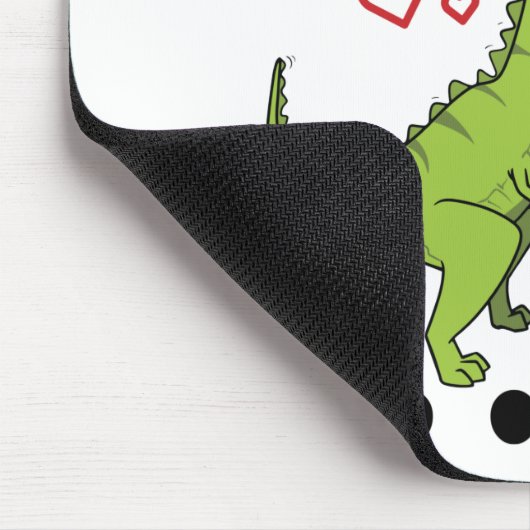 T-Rex Lieben Hugs Funny TRex Kurz Arms Meme Mousepad (Ecke)