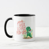 T Rex Lieben Push-Ups Tasse (Links)