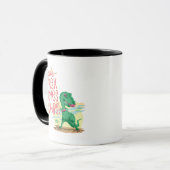 T Rex Lieben Push-Ups Tasse (Vorderseite Links)