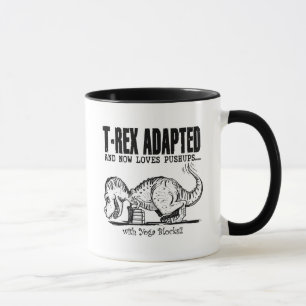 T-Rex LiebenPushups Tasse