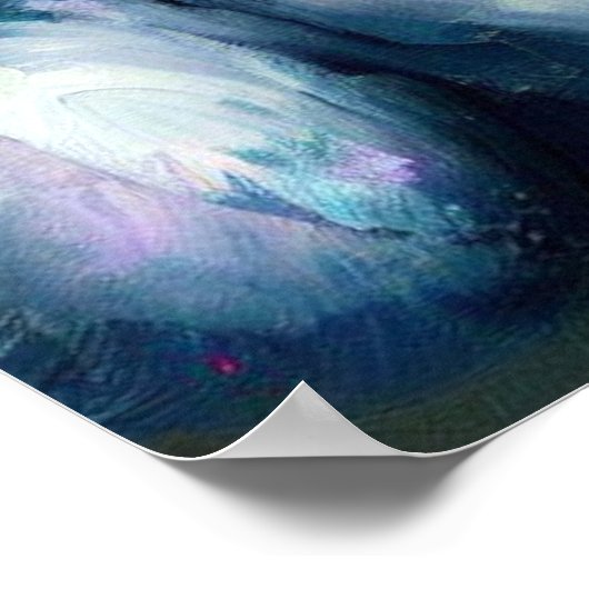 T Rex Mad Scientist Poster (Ecke)