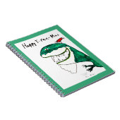 T-Rex-Mas WeihnachtsNotebook Notizblock (Rechte Seite)