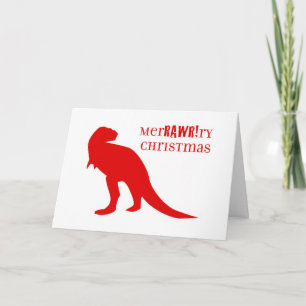 T-Rex MerRAWRry Weihnachten