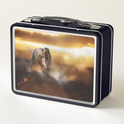 T-Rex Metall Brotdose (Rückseite)