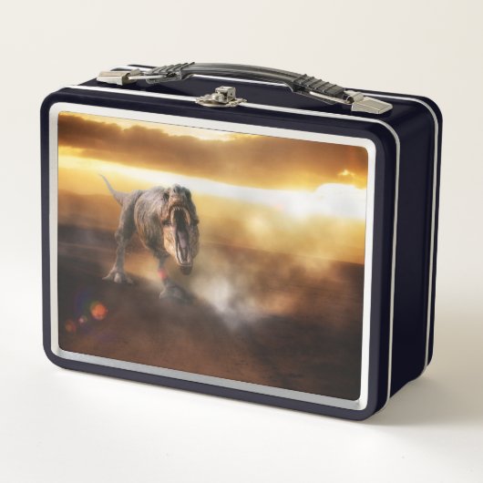 T-Rex Metall Brotdose (Vorderseite)