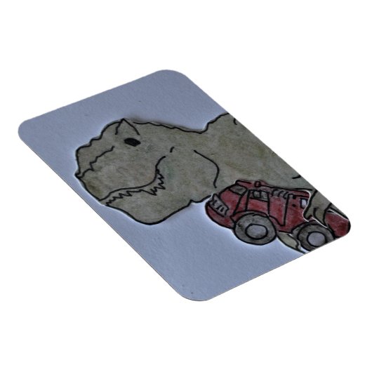 T Rex mit LKW Flex Magnet (Rechte Seite)