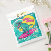 T-Rex mit Sonnenbrille und Neonrosa Geschenktütchen (Versiegelt)