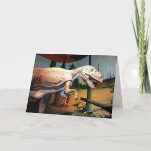 T-Rex-Modell Feiertagskarte