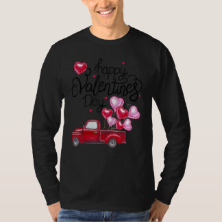 T Rex Monster Truck Riding Toddler Valentineu2019s T-Shirt