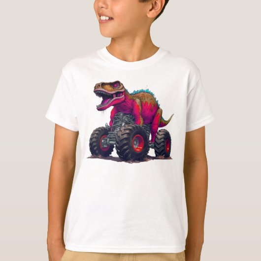 T-Rex Monster Truck T-Shirt (Vorderseite)