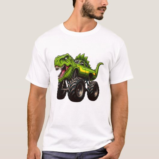 T-Rex-Monstertruck T-Shirt (Vorderseite)