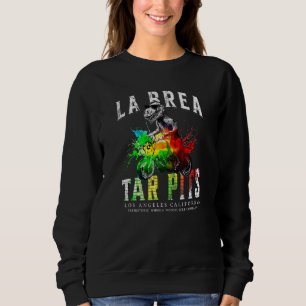 T Rex Motorrad Biker La Brea Teergruben L A Farbe Sweatshirt
