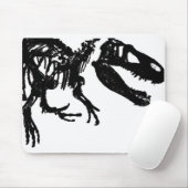 T-Rex Mouse-Pad I Mousepad (Mit Mouse)