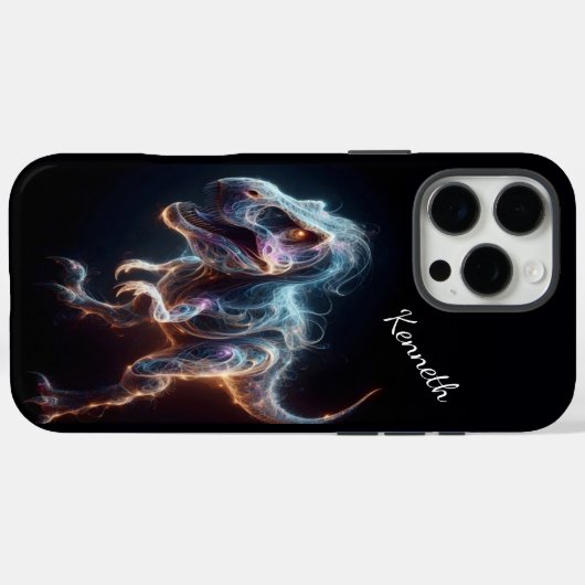 T-Rex-Nebel Case-Mate iPhone Hülle (Rückseite (Horizontal))