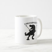 T-rex nicht zu stoppen - Wählen Sie die Hintergrun Kaffeetasse (VorderseiteRechts)
