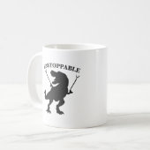 T-rex nicht zu stoppen - Wählen Sie die Hintergrun Kaffeetasse (Vorderseite Links)