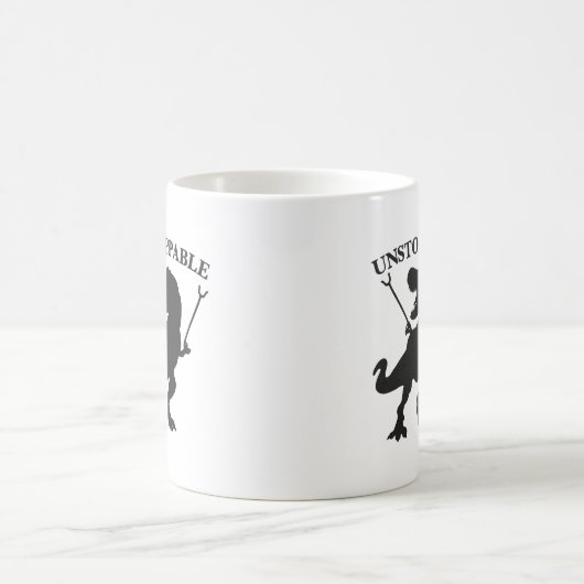 T-rex nicht zu stoppen - Wählen Sie die Hintergrun Kaffeetasse (Mittel)