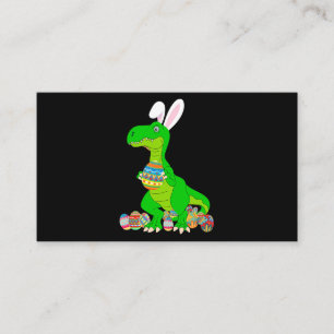 T Rex Oster Bunny Dinosaurier Eier für Jungen Mädc Visitenkarte