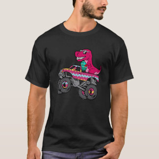 T Rex Osterhase Dinosaurier Jungen Monstertruck Ki T-Shirt