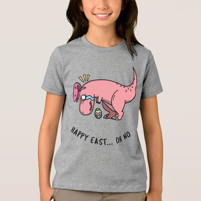 T-Rex Osterkampf Kids Shirt (Vorderseite)