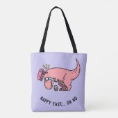 T-Rex Osterkampf Tote Bag Tasche (Rückseite)