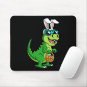 T Rex Ostersonne mit Eierkörbchen Spaß Dinosaurier Mousepad (Mit Mouse)