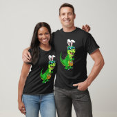 T Rex Ostersonne mit Eierkörbe Funny Dinosaurier T-Shirt (Unisex)