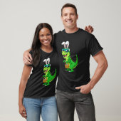 T Rex Ostersonne mit Eierkörbe Funny Dinosaurier T-Shirt (Unisex)