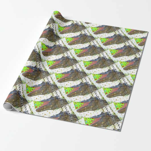 T-Rex-Party Geschenkpapier (Ungerollt)