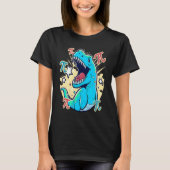 T Rex Pi Rex Dinosaur Pi Day T-Shirt (Vorderseite)