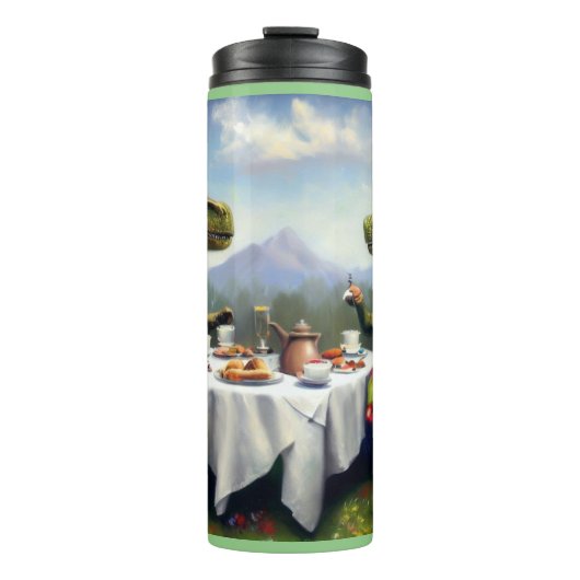 T Rex Picnic Thermosbecher (Vorderseite)
