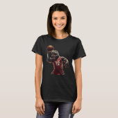 T Rex playing Basketball Coach Dino Trex Rex Sport T-Shirt (Vorne ganz)