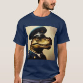T Rex Policeman T-Shirt (Vorderseite)