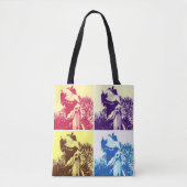 T-Rex Pop Art Tasche (Vorderseite)