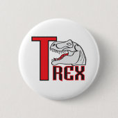T-Rex-Portrait Button (Vorderseite)
