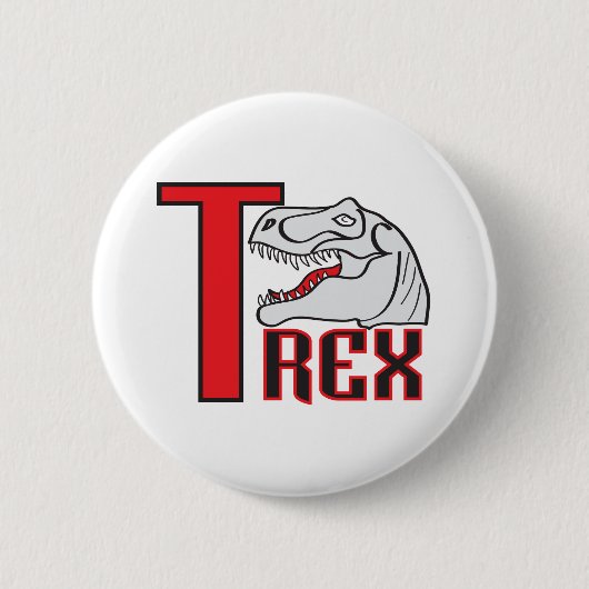 T-Rex-Portrait Button (Vorderseite)