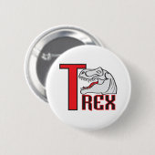 T-Rex-Portrait Button (Vorne & Hinten)