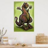 T-Rex Poster (Küche)