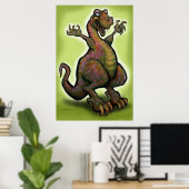 T-Rex Poster (Heimbüro)