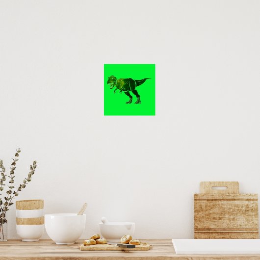 T-Rex Poster (Küche)