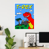 T-Rex Poster!! 24x32 Roar!! Poster (Heimbüro)