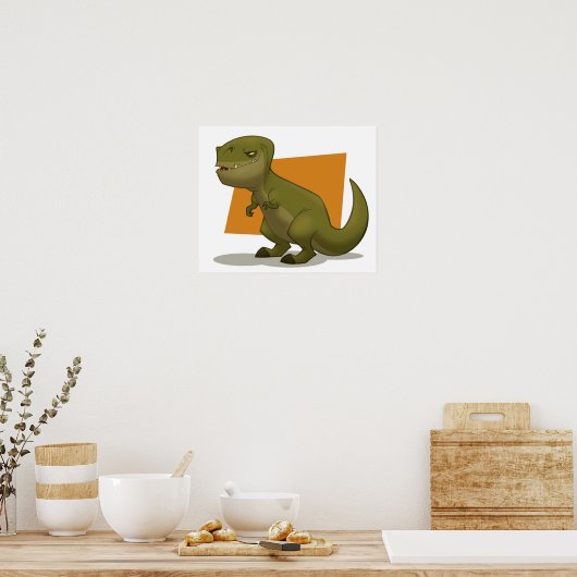 T-Rex-Poster Poster (Küche)