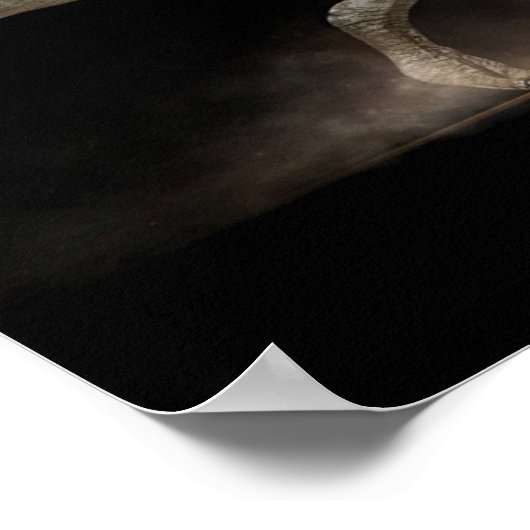 T-Rex-Poster Poster (Ecke)