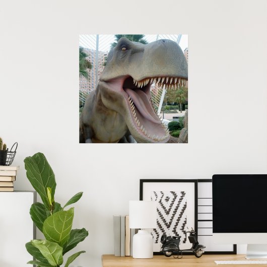 T-Rex-Poster Poster (Heimbüro)