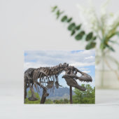 T-Rex Postkarte (Stehend Vorderseite)
