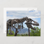 T-Rex Postkarte (Vorne/Hinten)