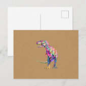 T. rex postkarte (Vorne/Hinten)